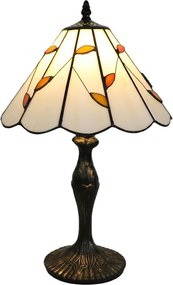 Brilagi - Lampă de masă Tiffany FOLIA din vitralii 1xE27/60W/230V