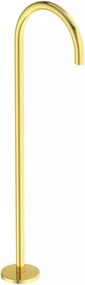Pipa cada freestanding Ideal Standard Atelier Joy auriu periat cu corp ingropat