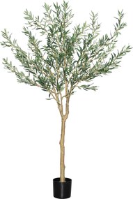 Copac artificial realist, măslin european, dimensiuni multiple - PotteryPots mărimea: L - ø 55 cm | înălțime 180 cm