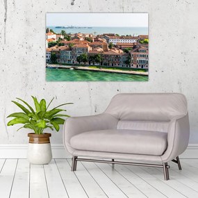 Tablou - Vedere aeriană a orașului (90x60 cm)