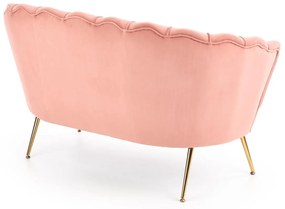 Canapea fixa Amorinito XL velvet roz