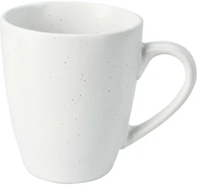 Cană din gresie Stone, 220 ml, alb