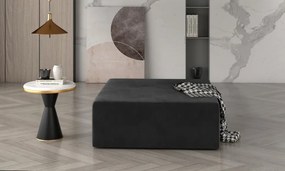 Taburet patrat, 83x83 cm, Kelim, Eltap (Culoare: Gri deschis / Monolith 85)