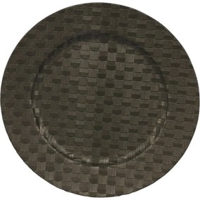 Suport farfurie mat Black Weaving, 33 cm