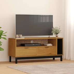 357820 vidaXL Dulap TV „FLAM” 110x40x50 cm, lemn masiv de pin
