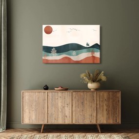Tablou - Peisaj ilustrat (90x60 cm)