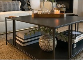 Masa de cafea Deco Homs,seria D-710,80 x 80x 40 cm, negru,0015