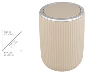 WENKO 25186100 - Coș AGROPOLI 14,5 x 20 cm bej