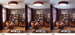 Brilagi - Plafonieră LED VELVET VARI LED/24W/230V CCT Ø 45 cm vișiniu