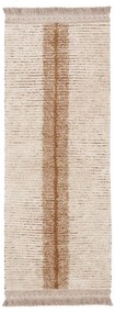 Covor tip traversă cărămiziu/bej din bumbac 80x230 cm Duetto Toffee – Lorena Canals