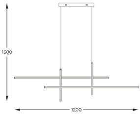 Lustra LED design moderna EDGE