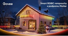 Govee - LED RGBIC Ghirlandă cu țurțuri pentru exterior 10m Wi-Fi Matter IP65