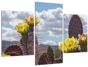Tablou cu floarea de cactus Opunție (90x60 cm)