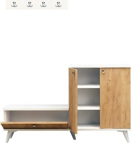 Set de hol Fiel Oak and White