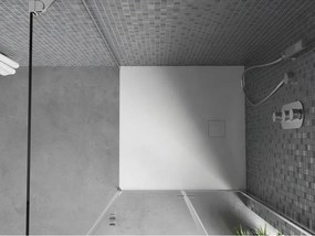 Mexen Bert cabina de duș pătrată SMC 90 x 90 cm, alb - 4K109090