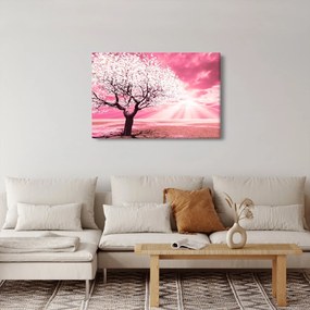 Tabloul cu pomul roz (90x60 cm)