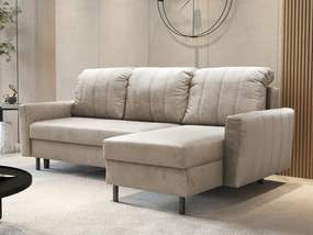 Colțar Honolulu 145 Cutie de pat, 230x140x94cm, 118 kg, Picioare: Plastic, Metalic