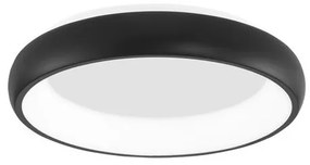 Plafoniera LED moderna design slim Ã41cm ALBI negru NVL-8105616