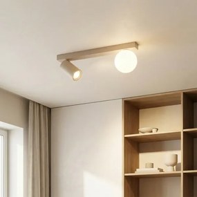 Brilagi - Spot orientabil SELE BALL 1xGU10/30W/230V + 1xG9/10W bej