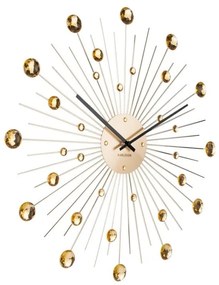 Ceas de perete Karlsson Sunburst, auriu