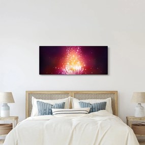 Tablou cu floare de lotus (120x50 cm)
