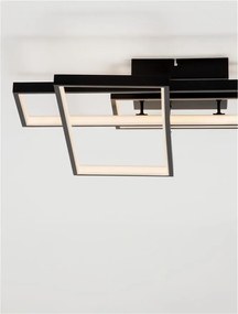 Aplica de perete sau tavan design geometric Alis negru