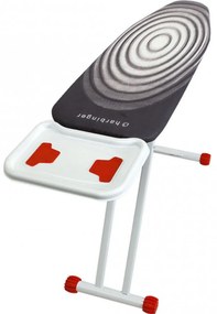 Masa de calcat Premium Harbinger® Powerboard , Pentru fier si statie de calcat, Suprafata 42X123 cm, Inaltime 55-90 cm, Multicolor