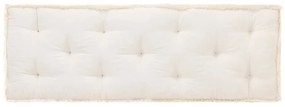 Perna pentru canapea din paleti, bej, 120 x 40 x 7 cm 1, Bej, Perna de spatar