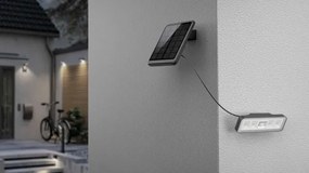 Proiector LED solar cu senzor LED/8W/3,7V 2000 mAh IP54 negru
