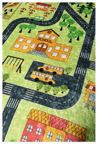 Covor copii Green Small Town 140 x 190 cm