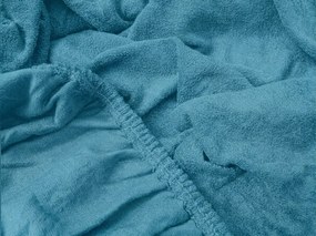 Cearsaf Frote EXCLUSIVE turcoaz inchis 90 x 200 cm