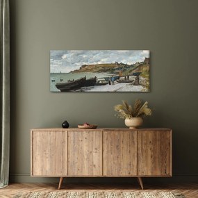 Tablou - Claude Monet, Sainte Adresse, reproducere (120x50 cm)