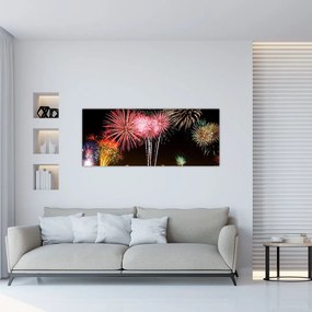 Tablou cu artificii (120x50 cm), în 40 de alte dimensiuni noi