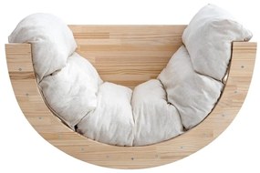 Leagăn în culoare naturală din lemn de pin 60x100x60 cm Montessori – Little Nice Things