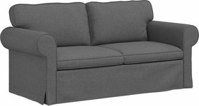 vidaXL Canapea Gri închis 175 x 82 x 80 cm țesătură