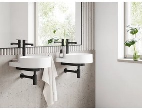 Ravak X070182 - Baterie pentru lavoar PURI 32,2 cm neagră