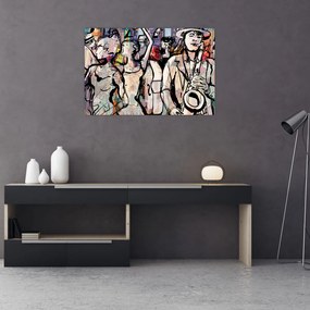 Tablou - Seara de jazz (90x60 cm)