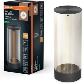 Osram - Lampă de masă pentru exterior ENDURA STYLE, cu dimmer tactil, LED/1,5W/5V 2500 mAh IP54 antracit