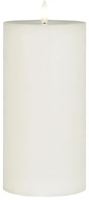 IB Laursen Lumanare pilon LED WARM FLAME 20 cm alb