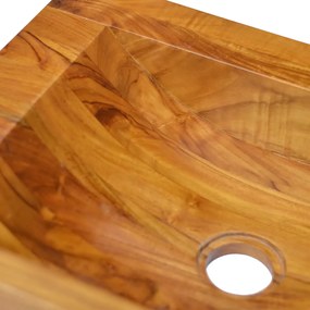 Chiuveta, 50x35x10 cm, lemn masiv de tec