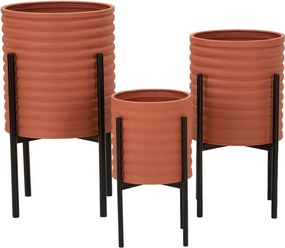 Ghivece decorative 3 buc. din metal ø 36 cm Milly – Mauro Ferretti