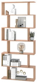 HOMCOM biblioteca cu 6 rafturi, design modern, 80x23x192cm | AOSOM RO