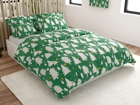 Lenjerie de pat din bumbac EVERGREEN DREAMS verde Dimensiune lenjerie de pat: 70 x 90 cm | 140 x 200 cm