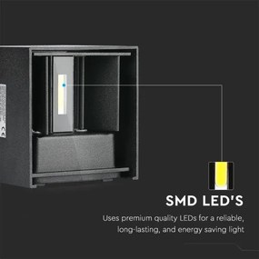 Aplică LED de exterior LED/11W/230V 4000K IP65 neagră