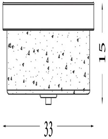 Searchlight 66210-2AB - Plafonieră PRESTON pentru baie, 2 x E27 (max. 60 W), 230 V, IP44, Ø 33 cm, alamă