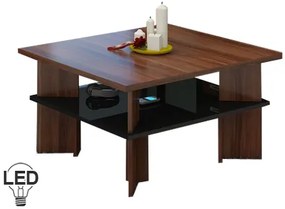 Masă de cafea Velvet 1 (prun + Negru lucios). 780029