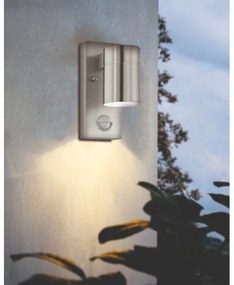 Aplică LED de exterior cu senzor RIGA 1xGU10/3W/230V IP44 Eglo 99569