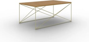 Masuta de cafea, Dante, ADRK Furniture (Culoare: Auriu / Alb)