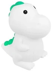 Lampă de veghe pentru copii LED RGB reîncărcabilă, cu dimmer, 2,5 W / 5 V, 3000 K, 1200 mAh, dinozaur