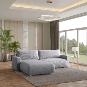 Coltar extensibil TAFIRA, gri deschis, colt interschimbabil